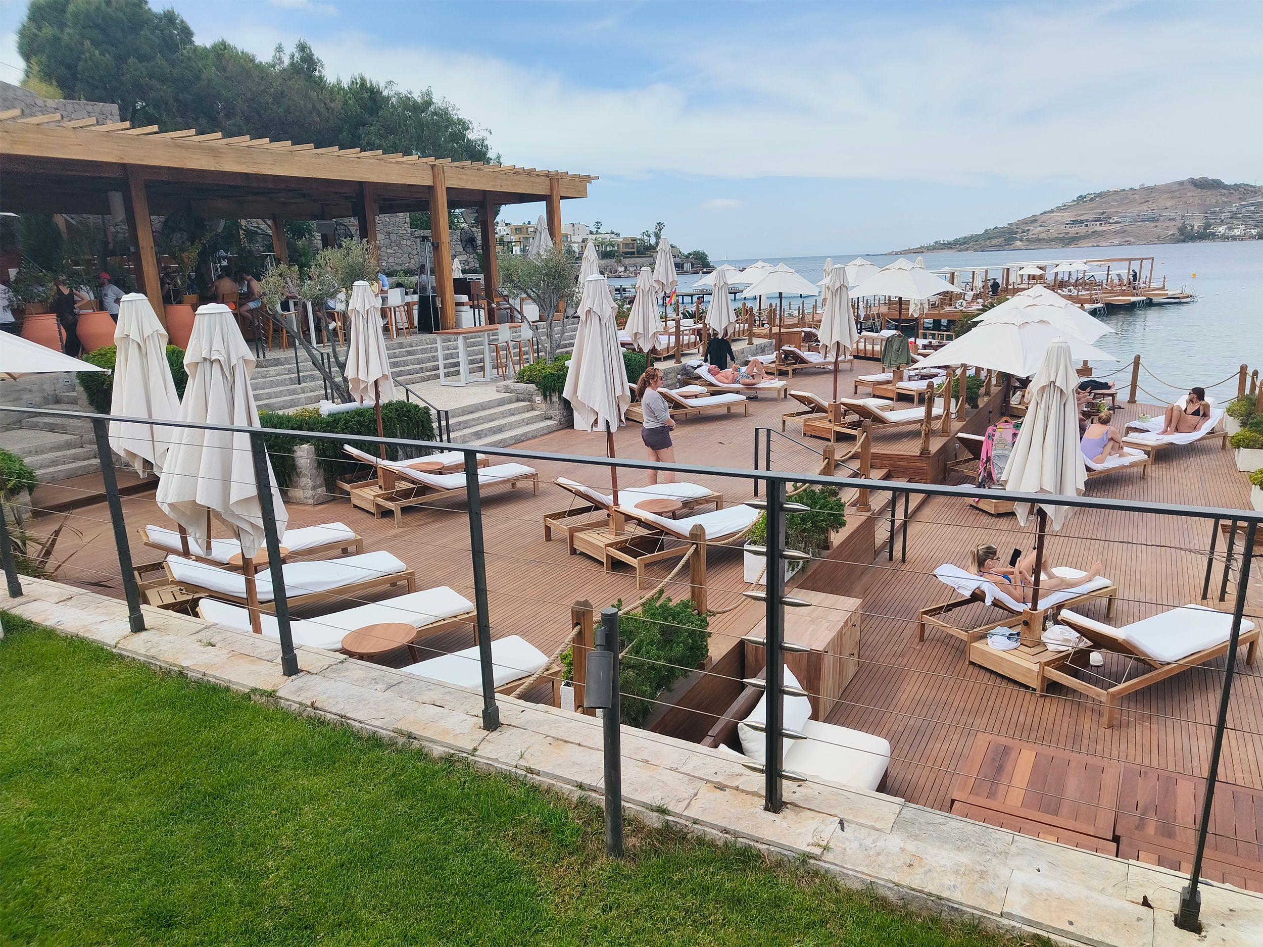 Sunset terrace at Bodrum Edition Hotel
