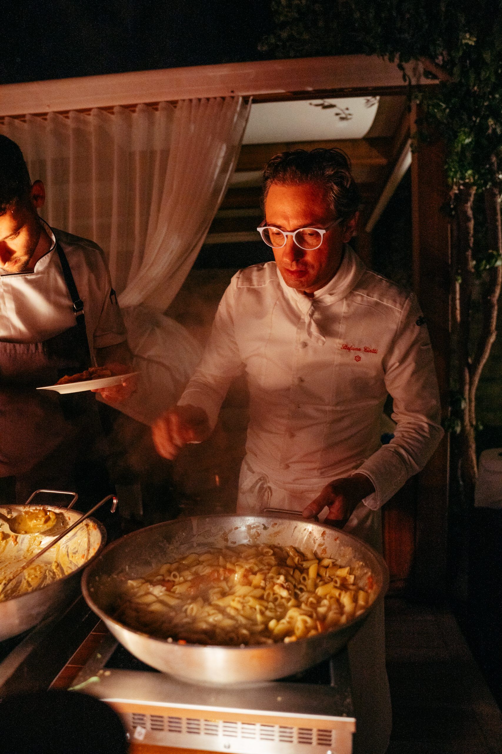 Chef cooking outside at Bodrum EDITION Hotel