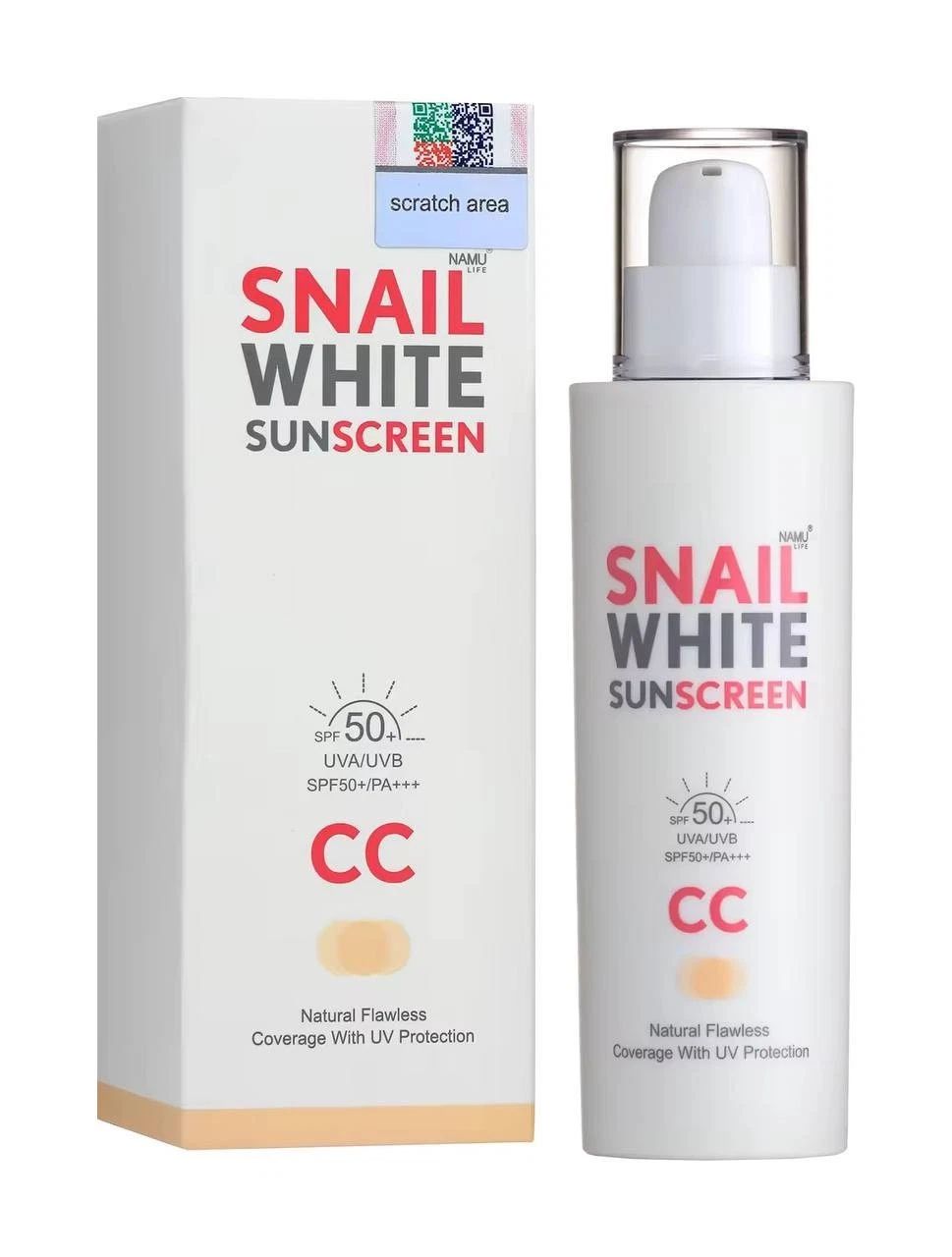 SNAILWHITE CC Sunscreen SPF50+