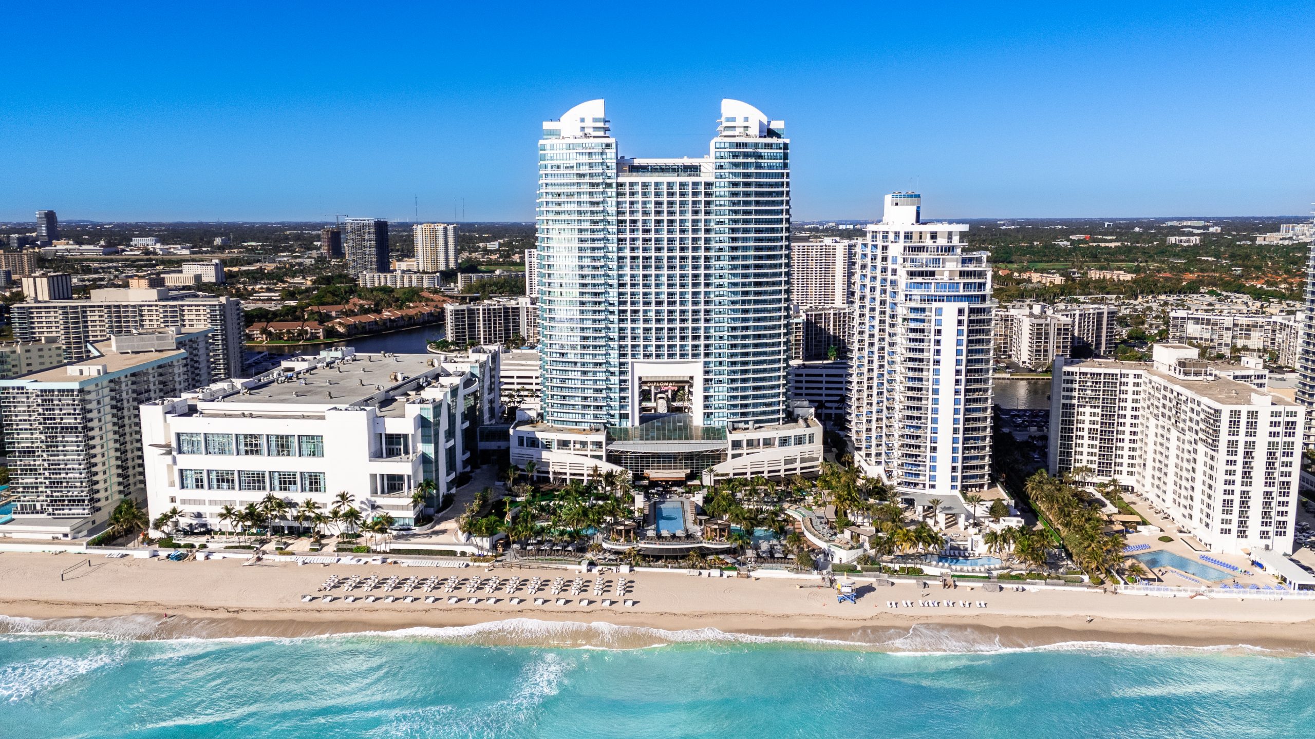 The Diplomat Beach Resort is one of Hollywood Florida’s top stays