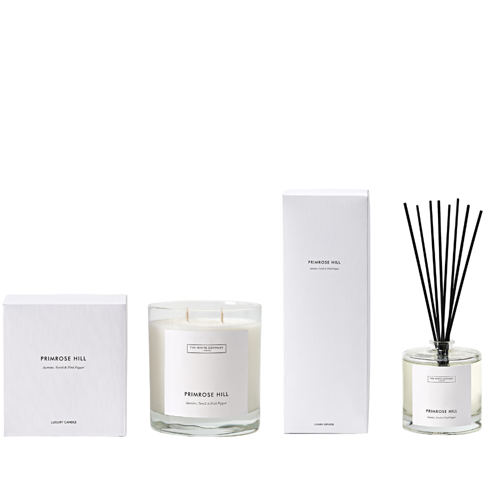 The White Company Primrose Hill Candle & Diffuser