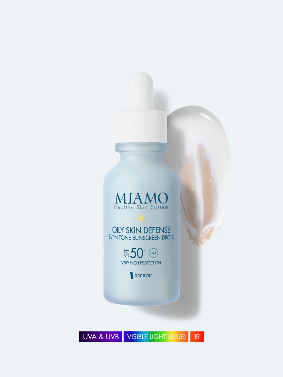 Miamo Oily Skin Defense Even Tone Sunscreen Drops SPF 50+