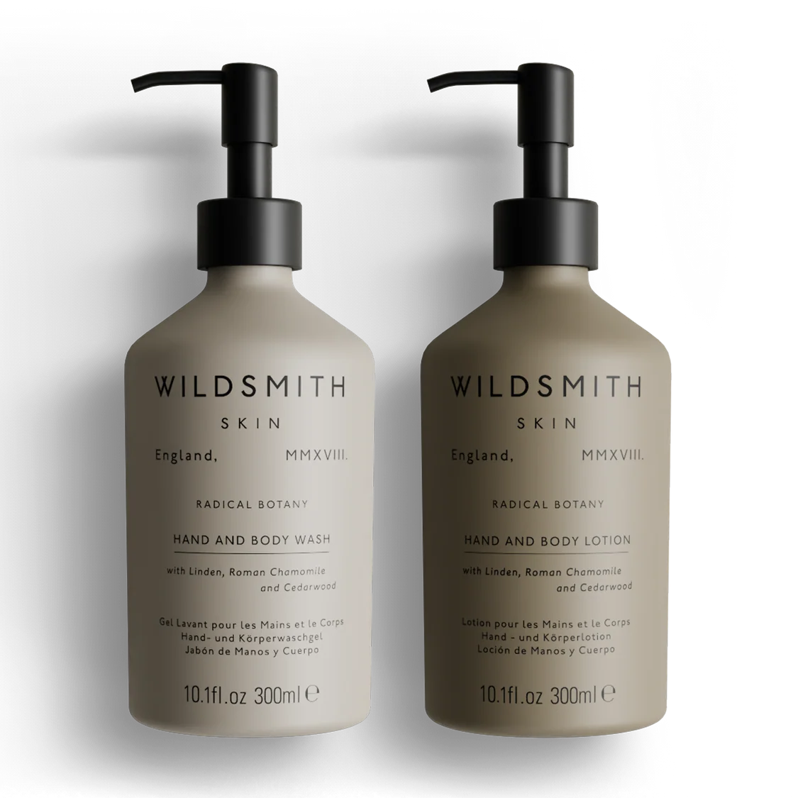 Wildsmith Hand and Body Wash and Lotion duo