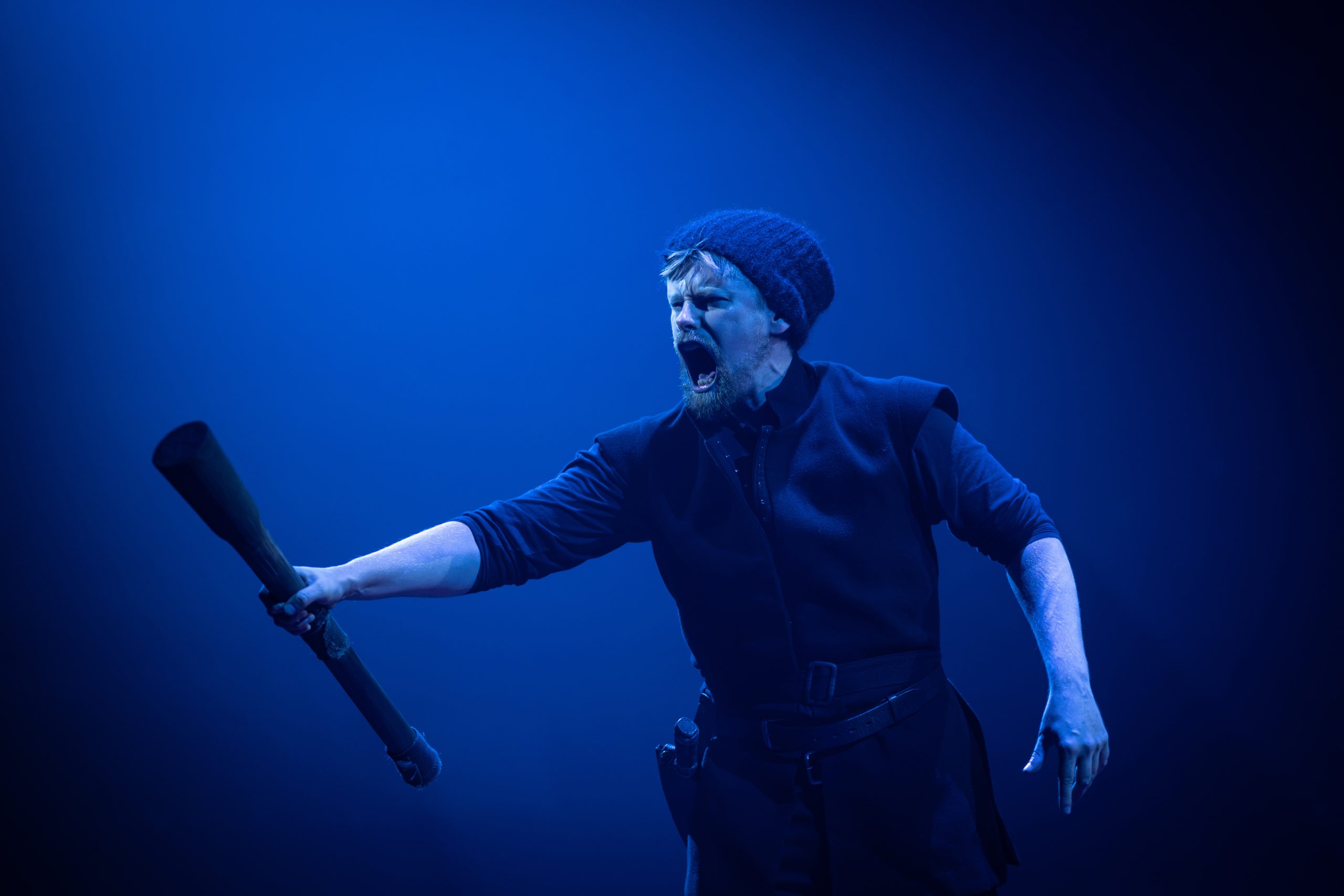 Barney Wilkinson (Guillaume) in Martin Guerre at The Old Vic 2026