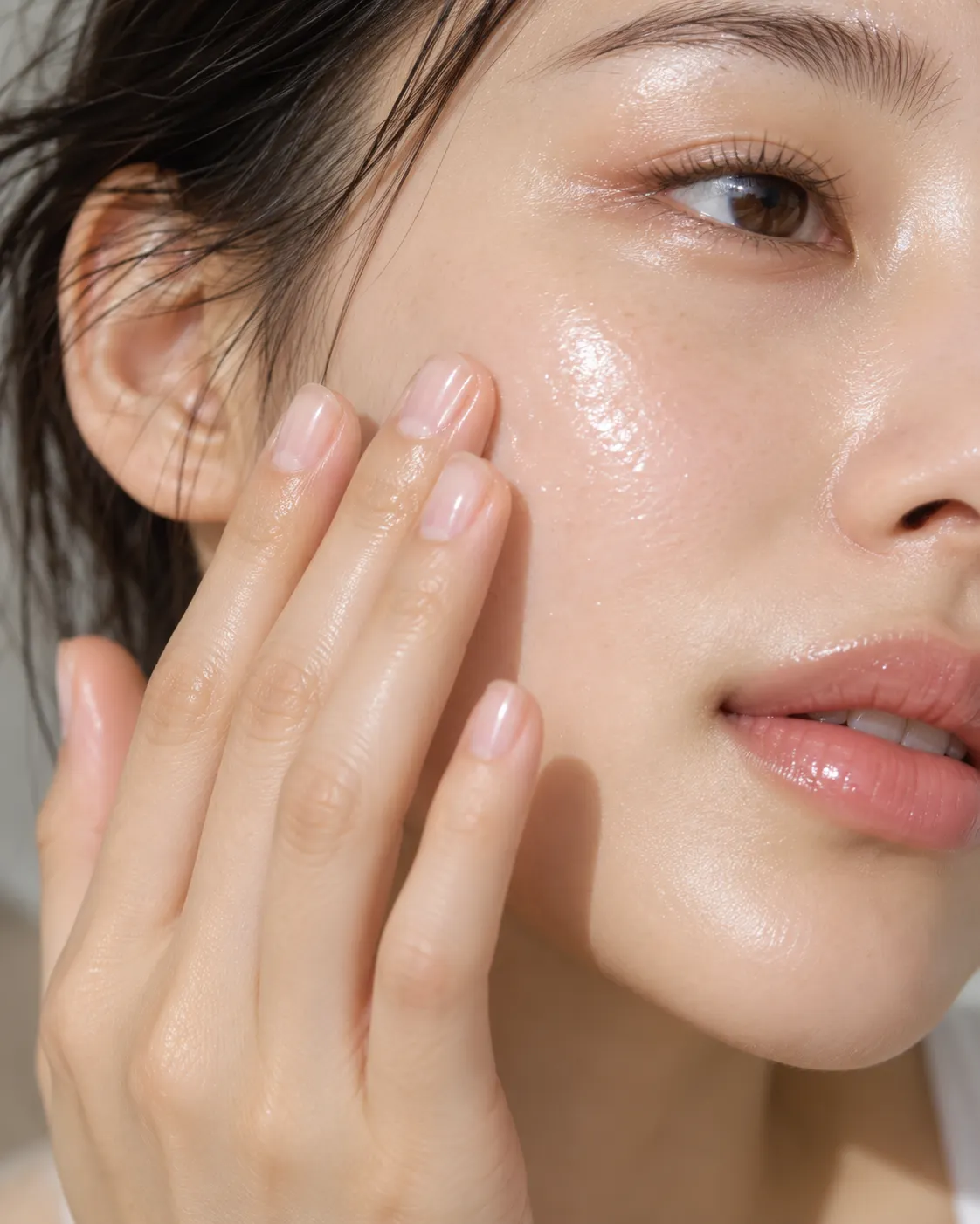 Dewy Skincare Glow Close-Up