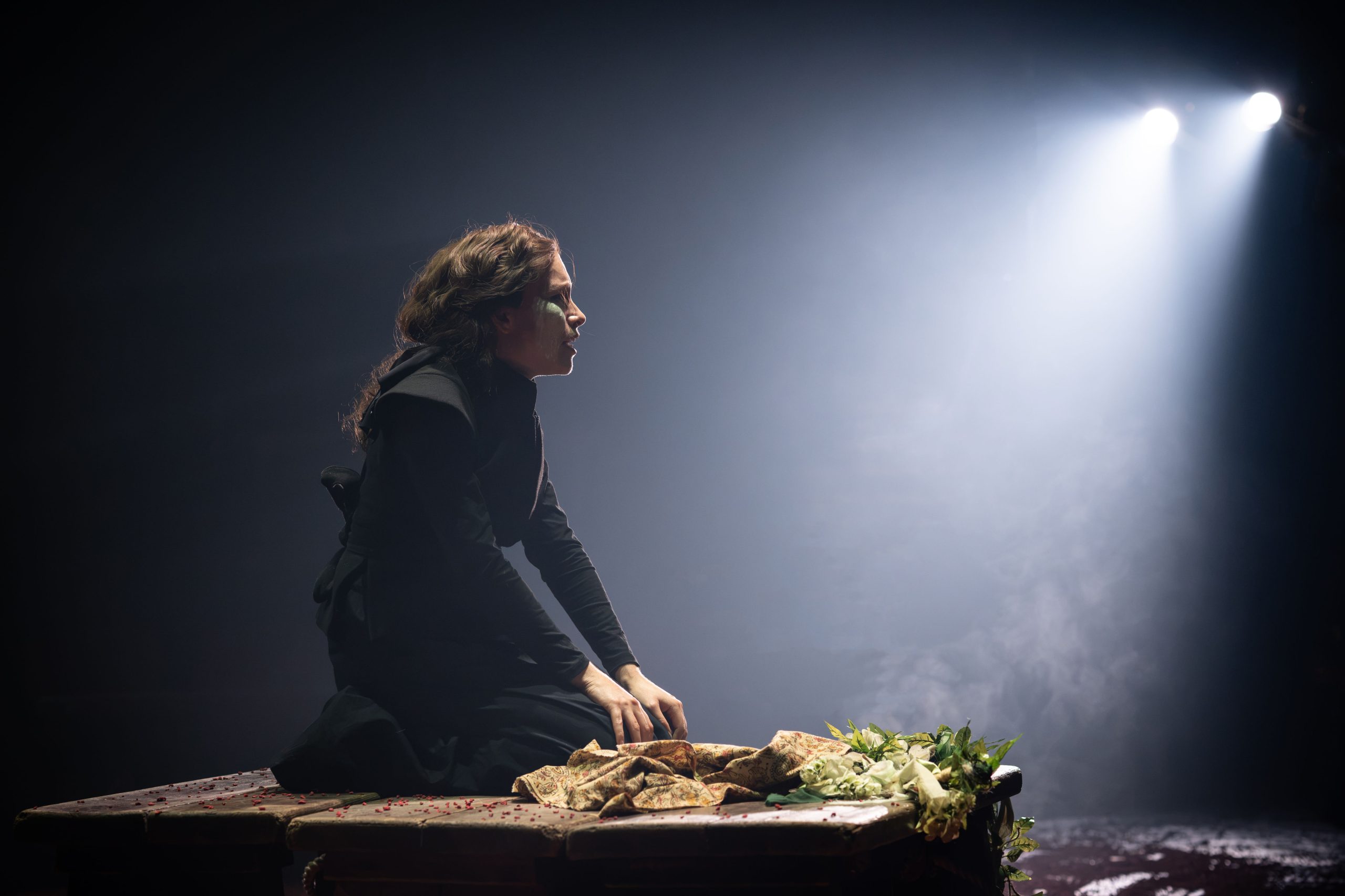 Liv Andrusier (Bertrande) in Martin Guerre at The Old Vic 2026
