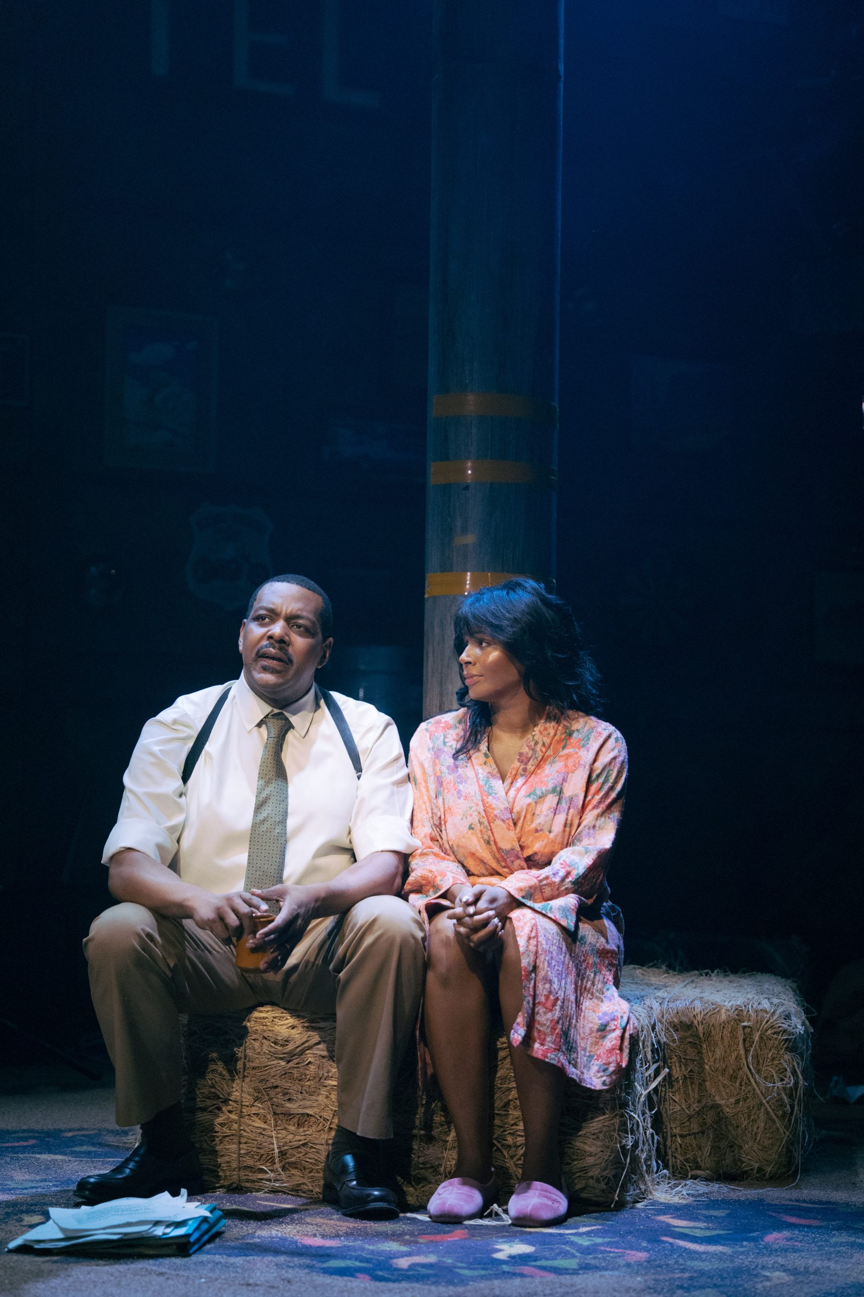 Trevor Dion Nicholas & Letitia Hector in Thelma & Louise at the Young Vic